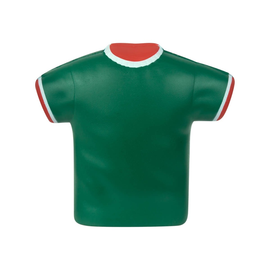 Figura antiestrés promocional de poliuretano con diseño de camiseta de selección nacional – BT-ANT-0001