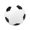 Pelota antiestrés promocional de poliuretano con forma de balón de cancha y acabado bicolor – BT-ANT-0002