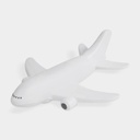 Figura antiestrés promocional de poliuretano de 13 x 4 x 14.3 cm con forma de aeronave – BT-ANT-0024