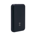 Batería portátil promocional de plástico 5,000 mAh con carga inalámbrica y display indicador – BT-ACS-0046