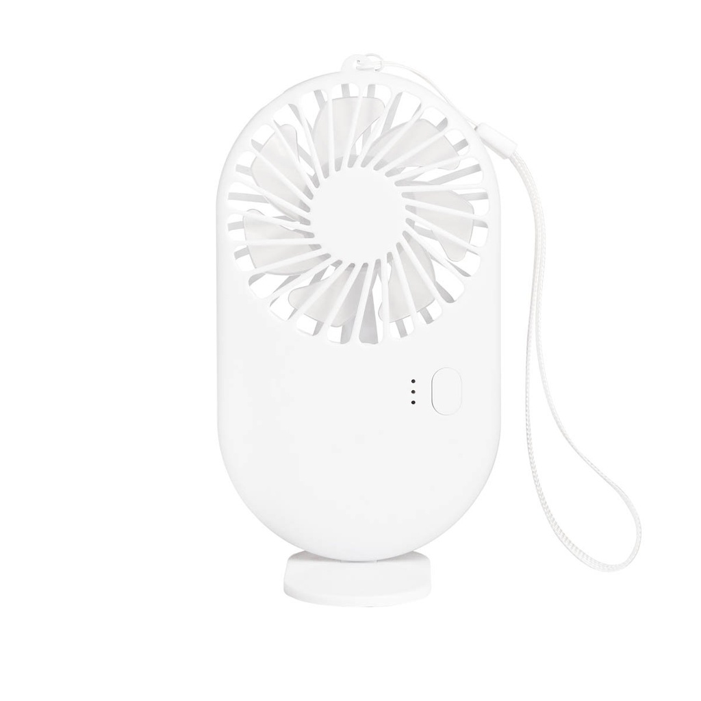 Mini ventilador promocional de plástico con 3 velocidades y batería recargable – BT-ARV-0045