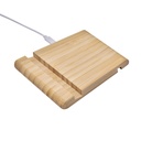 Cargador promocional de bambú 5W con carga por inducción – BT-ACS-0047