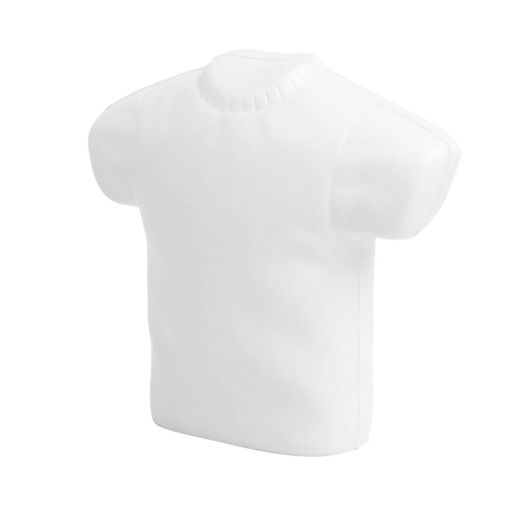 Figura moldeable promocional de poliuretano de 8 x 9 cm con forma de playera – BT-ANT-0026
