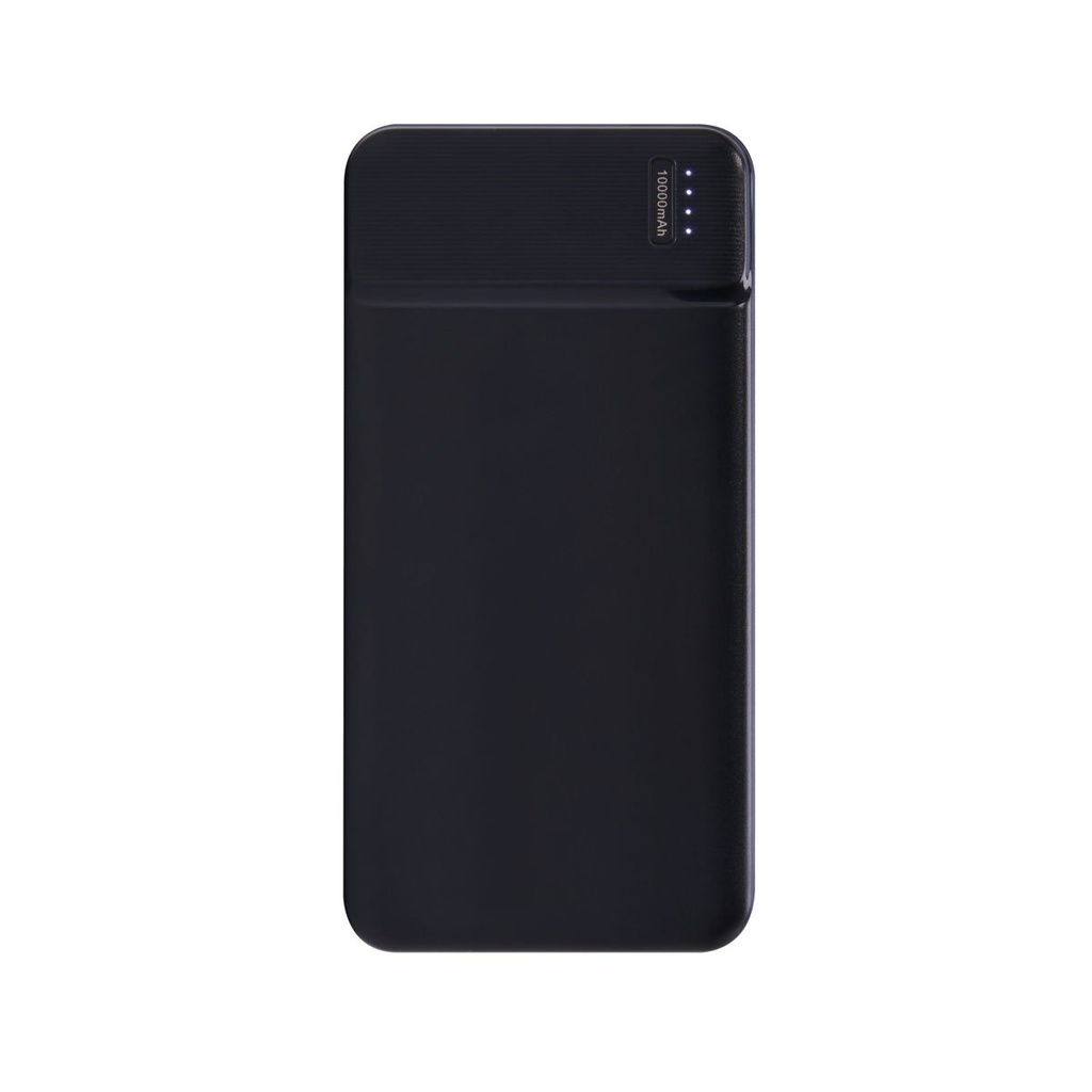 Batería portátil promocional de plástico 10,000 mAh con 4 LEDs indicadores de carga – BT-ACS-0048