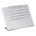 Almanaque promocional perpetuo de aluminio de 10.5 x 8.9 cm – BT-ARO-0006