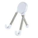 Base promocional de plástico y metal para smartphone o tablet con limpiapantallas – BT-ACS-0008