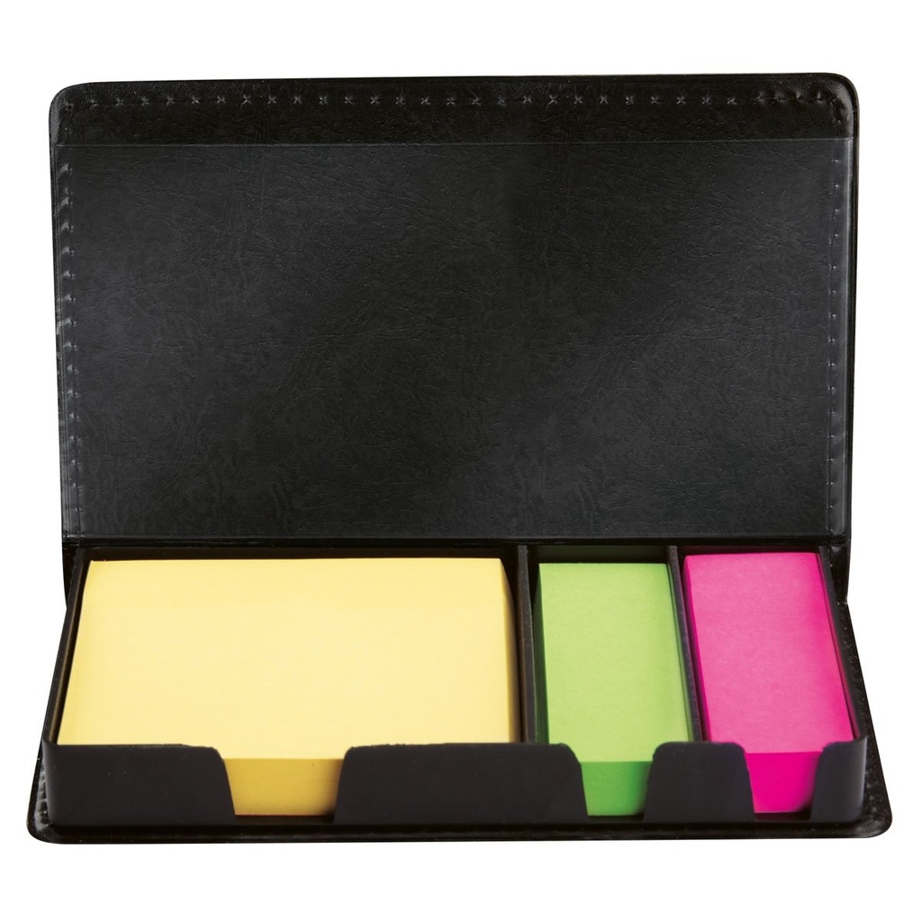 Organizador de escritorio promocional de plástico 14.8 x 8.7 cm con recordatorios y banderillas – BT-ARO-0031