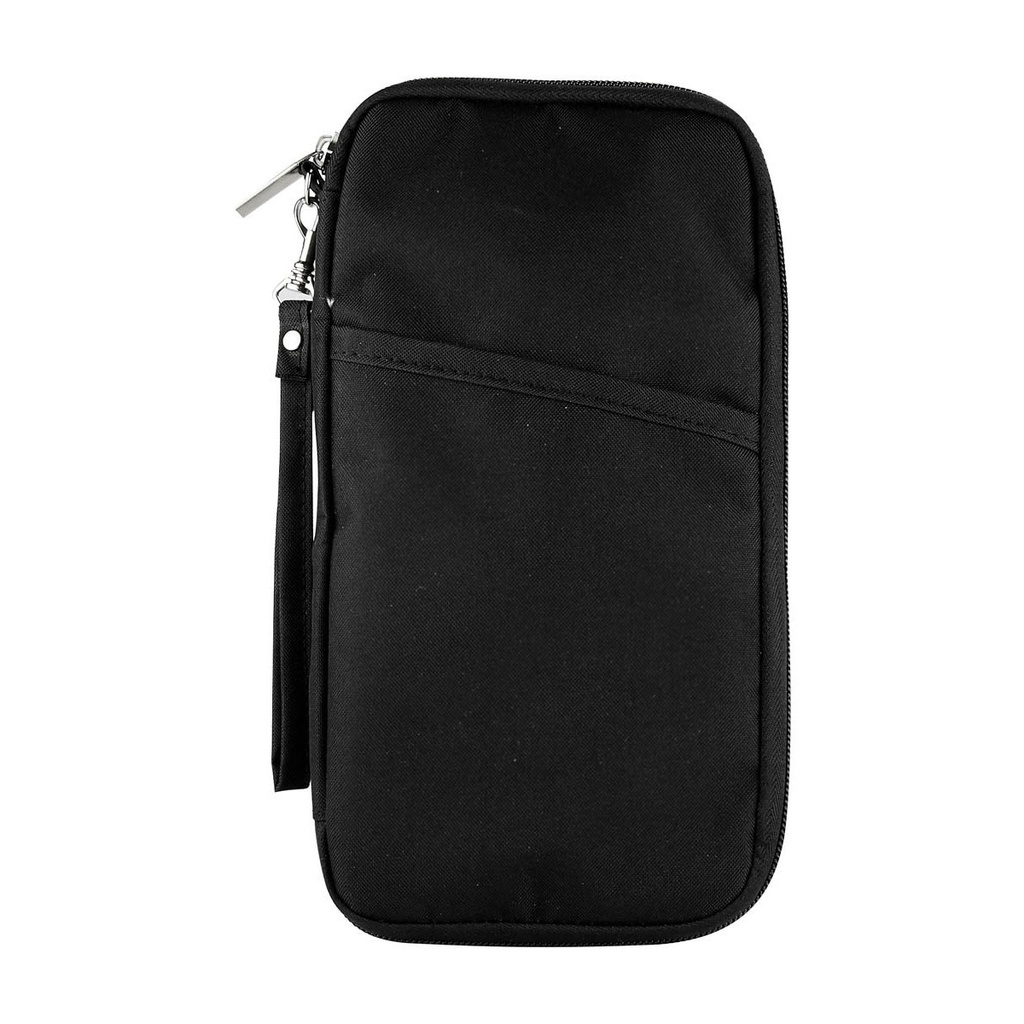 Organizador de viaje promocional de poliéster 13.5 x 24 cm con compartimento para documentos – BT-ARV-0031