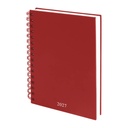 Agenda diaria 2027 promocional de curpiel de 174 hojas con bolígrafo metálico – BT-AGE-0008