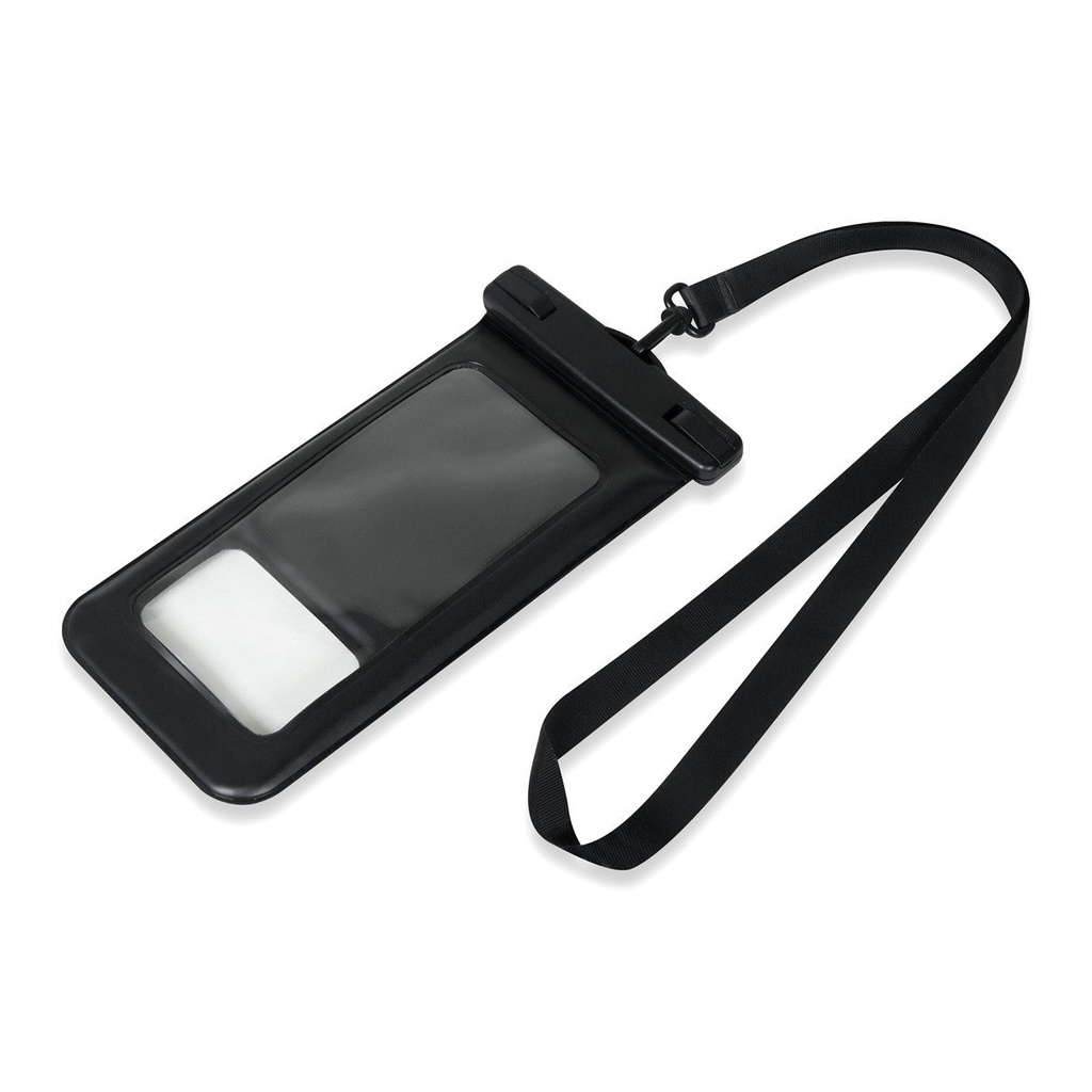 Estuche impermeable promocional de plástico y PVC con cierre hermético y cordón – BT-ACS-0033