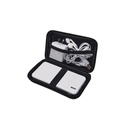 Set promocional de plástico con power bank de 8,000 mAh y estuche con cierre – BT-ACS-0079