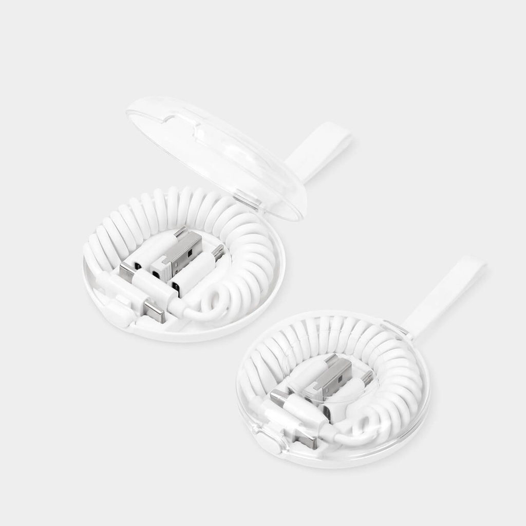 Cable adaptador promocional de plástico con conectores intercambiables 4 en 1 – BT-ACS-0034