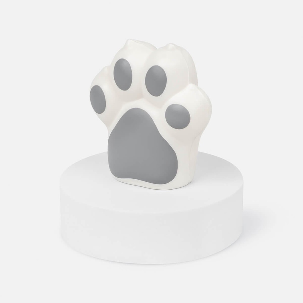 Figura antiestrés promocional de PU 7.3 x 8 x 4 cm con diseño de huella de mascota – BT-ANT-0036