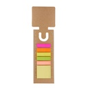 Regla promocional de cartón y papel con notas adheribles y banderillas de colores – BT-ARO-0015