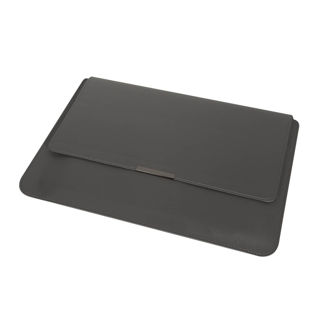 Funda promocional de curpiel para computadora portátil con cierre magnético y soporte plegable – BT-ACC-0011