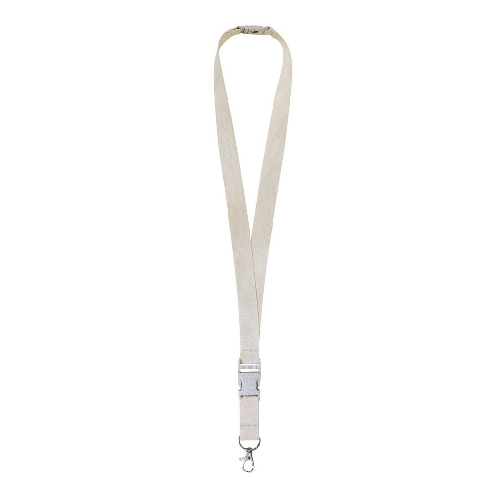 Cordón promocional para gafete de canvas con broche de seguridad – BT-ARO-0042