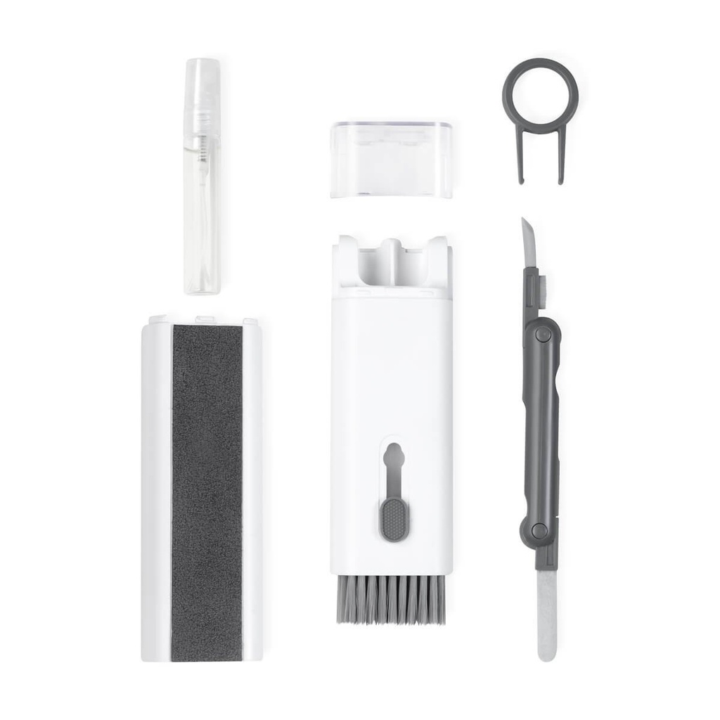 Kit de accesorios promocional de plástico con 5 herramientas y atomizador para gadgets – BT-ACC-0013