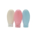 Set de recipientes promocional de plástico de 60 ml con bolsa de cierre zip – BT-ARV-0042