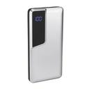 Batería portátil promocional de plástico 10,000 mAh con display de nivel de carga – BT-ACS-0044