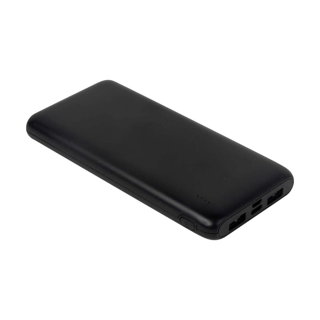 Batería portátil promocional de plástico 10,000 mAh con 4 LEDs indicadores de carga – BT-ACS-0073