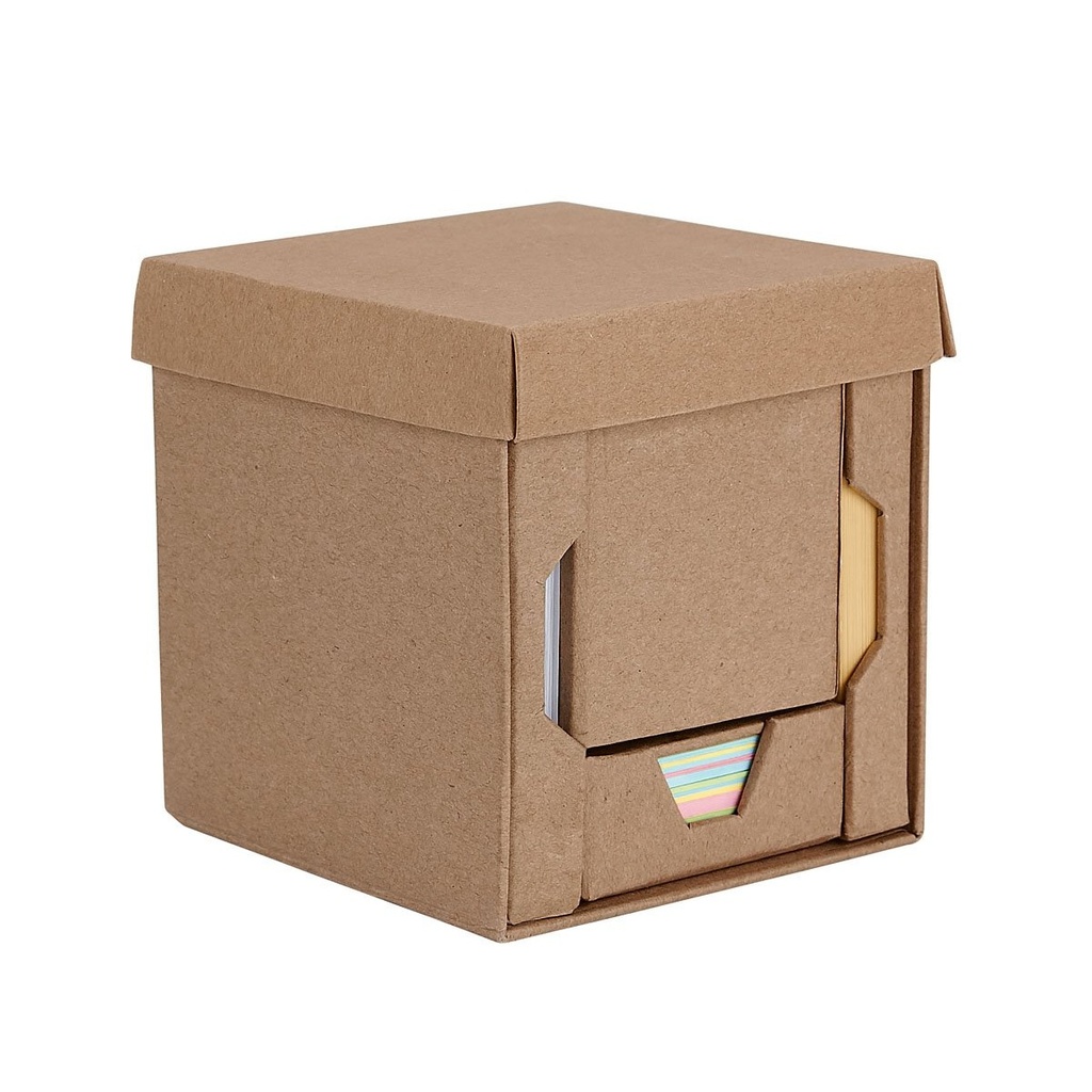 Organizador promocional de cartón y papel con porta plumas y hojas adheribles – BT-ARO-0022