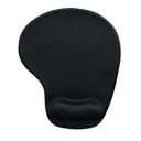 Mouse pad promocional de plástico y tela de 18 x 21 cm con cojín de gel – BT-ACC-0019