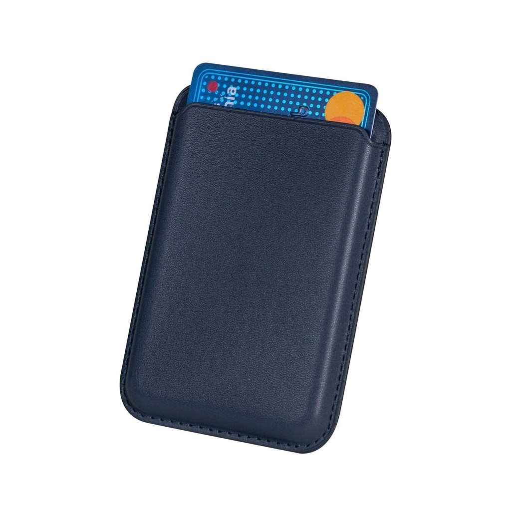 Portatarjetas promocional de curpiel con cierre magnético y diseño delgado – BT-ACS-0028