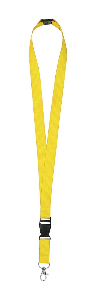 Cordón promocional de poliéster para gafete con gancho giratorio – BT-ARO-0045