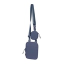Mini bolsa crossbody promocional de poliéster con compartimento organizador y monedero incluido – BT-ARV-0058