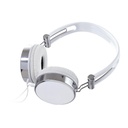Audífonos promocionales de metal y plástico con diadema acojinada y cable de 3.5 mm – BT-AUD-0001