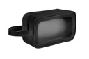 Estuche de viaje promocional de PVC y curpiel con acabado impermeable y asa lateral – BT-ARV-0034