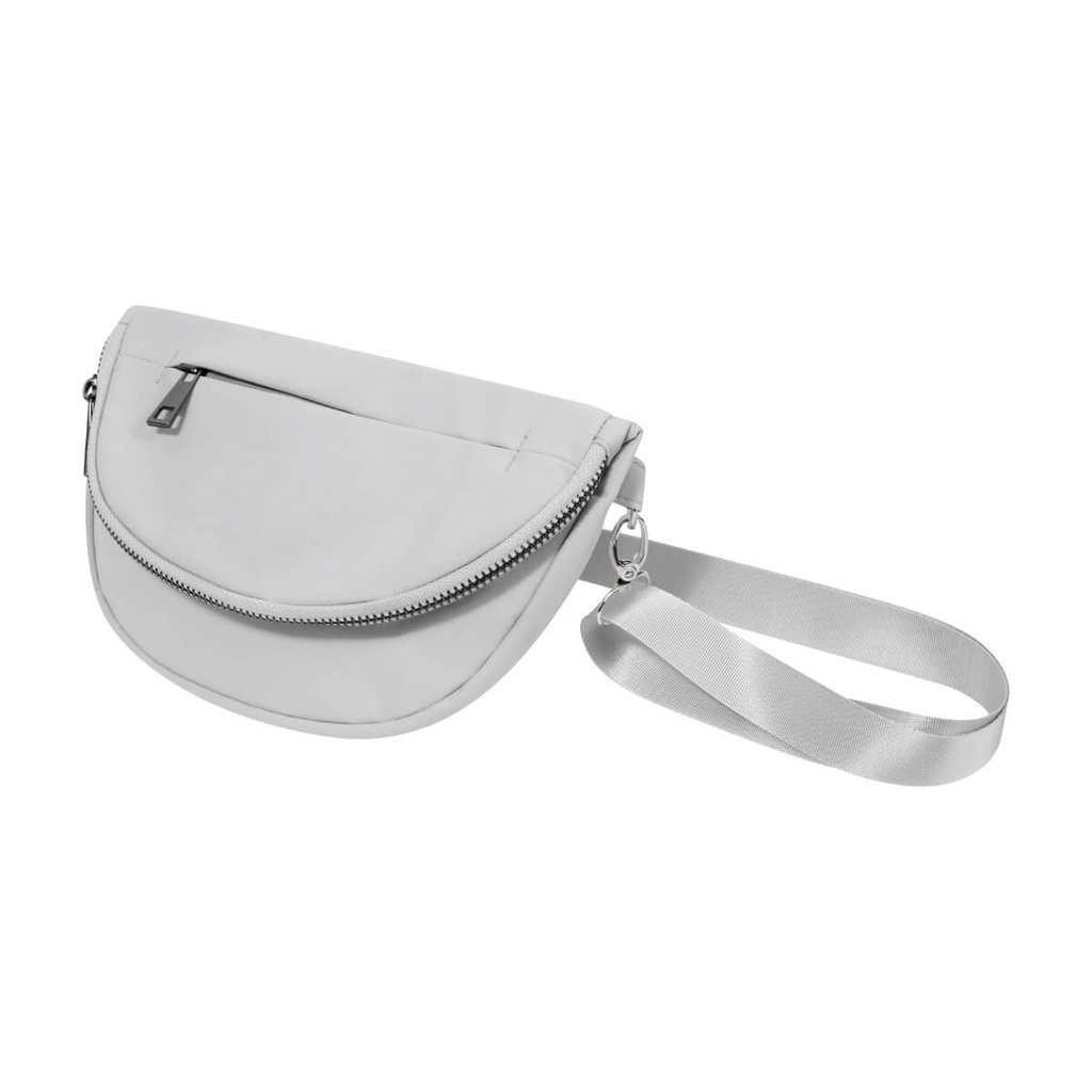 Bolsa promocional de poliéster con diseño plegable y asa removible – BT-ARV-0061