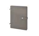 Libreta organizadora promocional de curpiel con 60 hojas y botón de presión – BT-ARO-0010