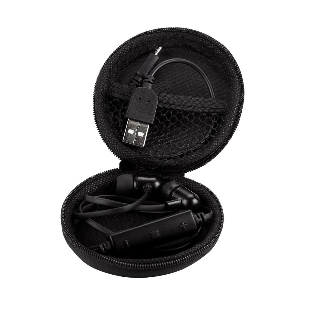 Audífonos promocionales de plástico con Bluetooth y control iluminado – BT-AUD-0008