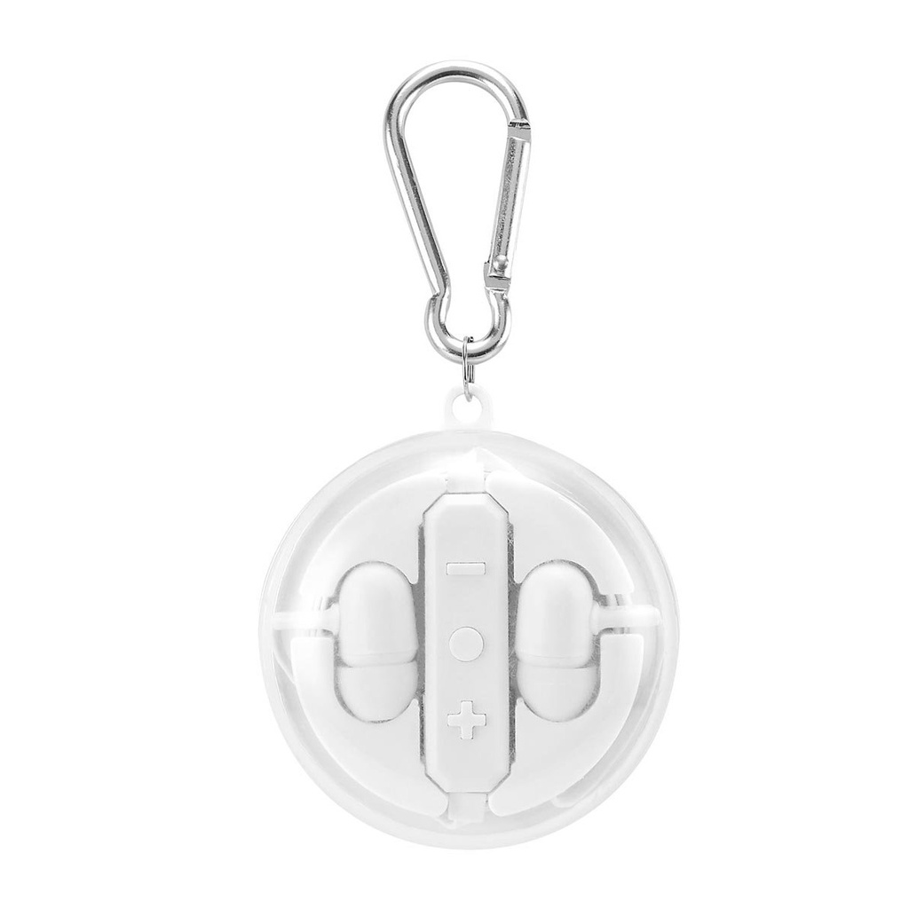 Audífonos promocionales de plástico con Bluetooth y estuche con carabina – BT-AUD-0012