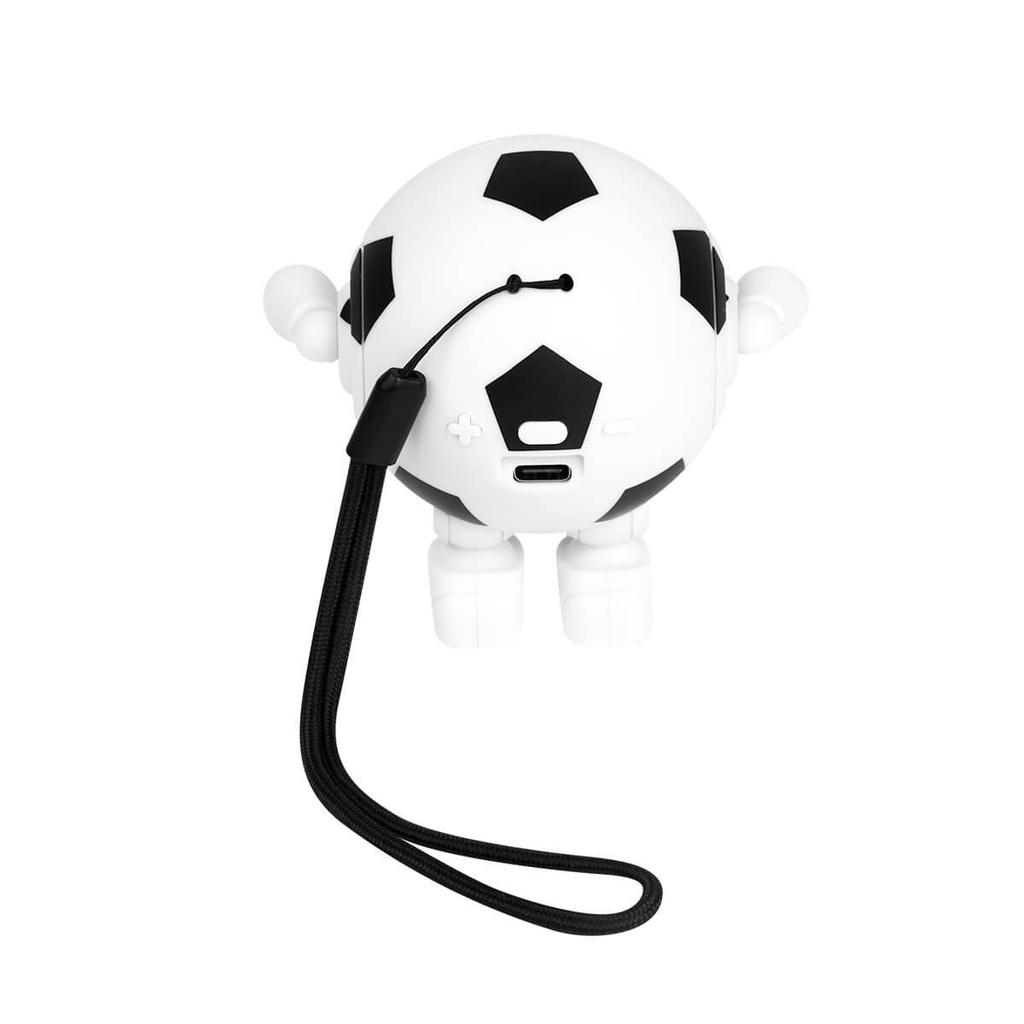 Bocina promocional de plástico de 1,000 mAh con Bluetooth y forma de balón – BT-AUD-0030