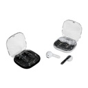 Audífonos promocionales de plástico con estructura transparente y Bluetooth – BT-AUD-0024
