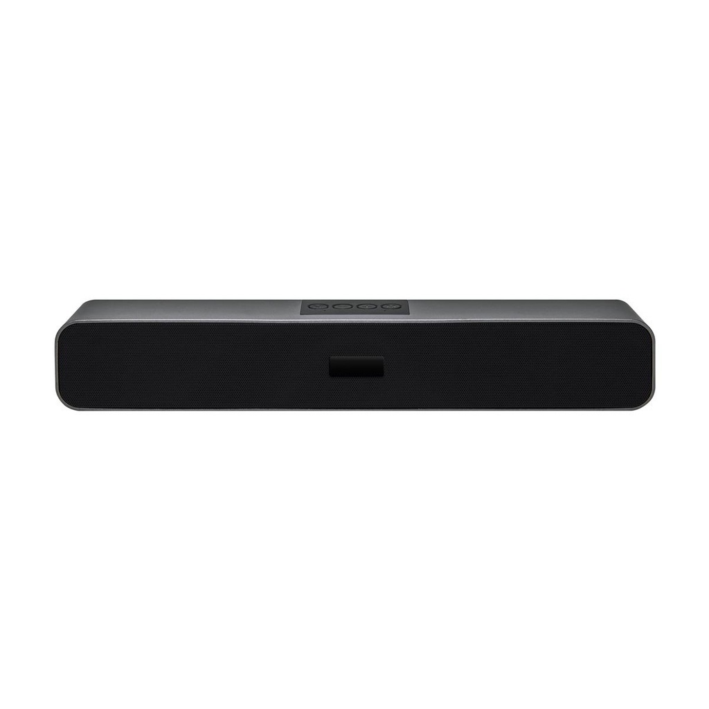 Bocina promocional de plástico 38.4 x 6.5 cm con puerto para tarjeta TF – BT-AUD-0047