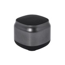 Bocina promocional de plástico 7.5 x 7.5 cm con controles integrados de llamada – BT-AUD-0050
