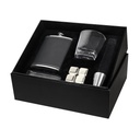 Set promocional de acero inoxidable y vidrio con licorera de 230 ml y vaso de 190 ml – BT-BAR-0045
