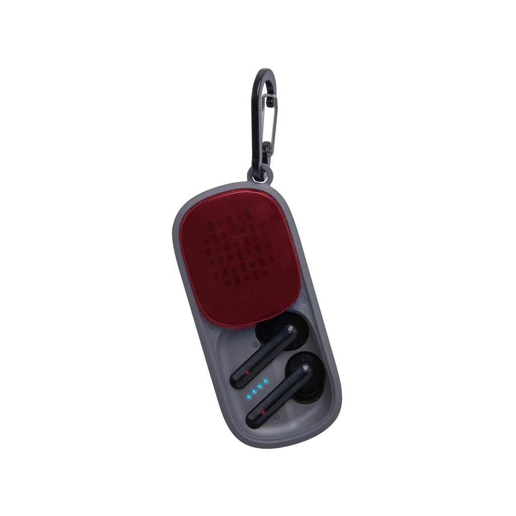 Bocina promocional con audífonos bluetooth de plástico – BT-AUD-0049