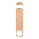 Destapador promocional de madera de haya y metal con argolla para colgar – BT-BAR-0010