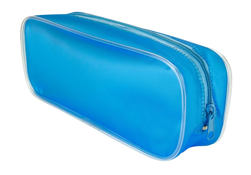 Cosmetiquera promocional de PVC con fuelle y compartimento con cierre – BT-BEL-0069