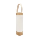 Bolsa portavinos de yute y algodón con asa y base circular – BT-BAR-0015