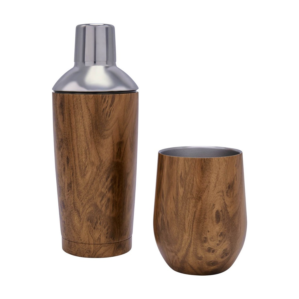 Set promocional de coctelería en acero inoxidable con doble pared y sellado al vacío – BT-BAR-0016