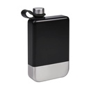 Petaca promocional de acero inoxidable 237 ml con asa de silicón – BT-BAR-0017