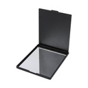 Espejo rectangular de bolsillo promocional de plástico con tapa base – BT-BEL-0053