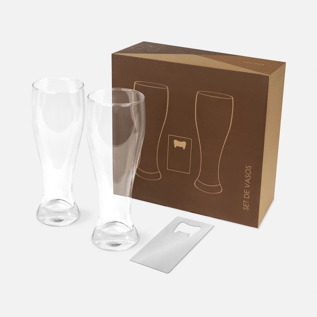 Set promocional de tarros de vidrio de 580 ml con destapador metálico – BT-BAR-0039