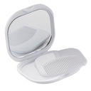Espejo de bolsillo promocional de plástico con peine – BT-BEL-0063