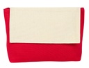 Cosmetiquera promocional de algodón con broche de velcro – BT-BEL-0008